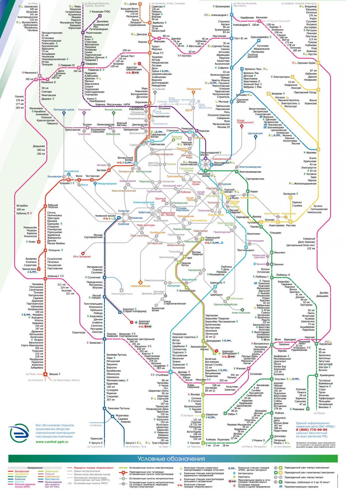 žemėlapis Moskva traukinys