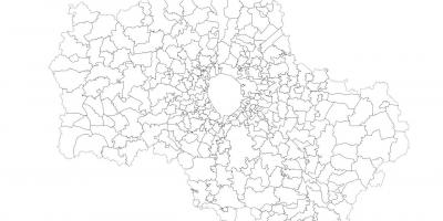 Moskva savivaldybių žemėlapis