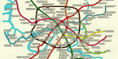 Maskvos geležinkelių žemėlapis