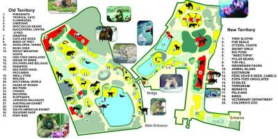 Žemėlapis Maskvos zoologijos sodas