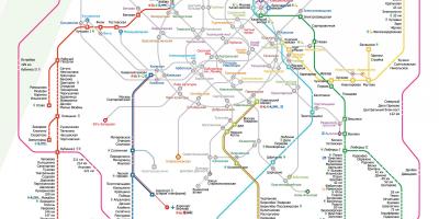 Žemėlapis Moskva traukinys