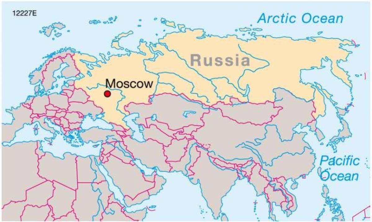 Maskvos žemėlapis Rusija