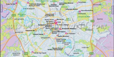 Moskau žemėlapiai