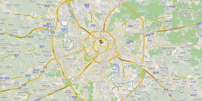 Moskva greitkelių žemėlapis