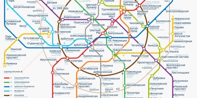Metro Maskvos žemėlapis