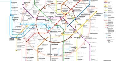 Metro Maskvos žemėlapis