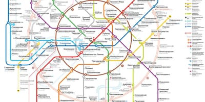 Moskva transporto žemėlapis