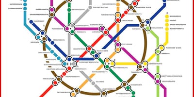Metro žemėlapis Moskau